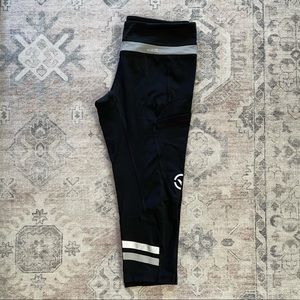 Virus Compression Crop Workout Pant Black